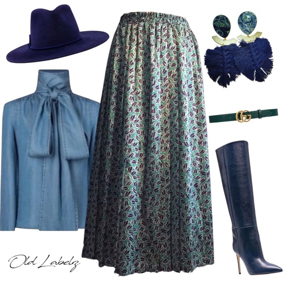 Vintage Dresses & Skirts - ‼️SOLD‼️Vintage Midi Skirt